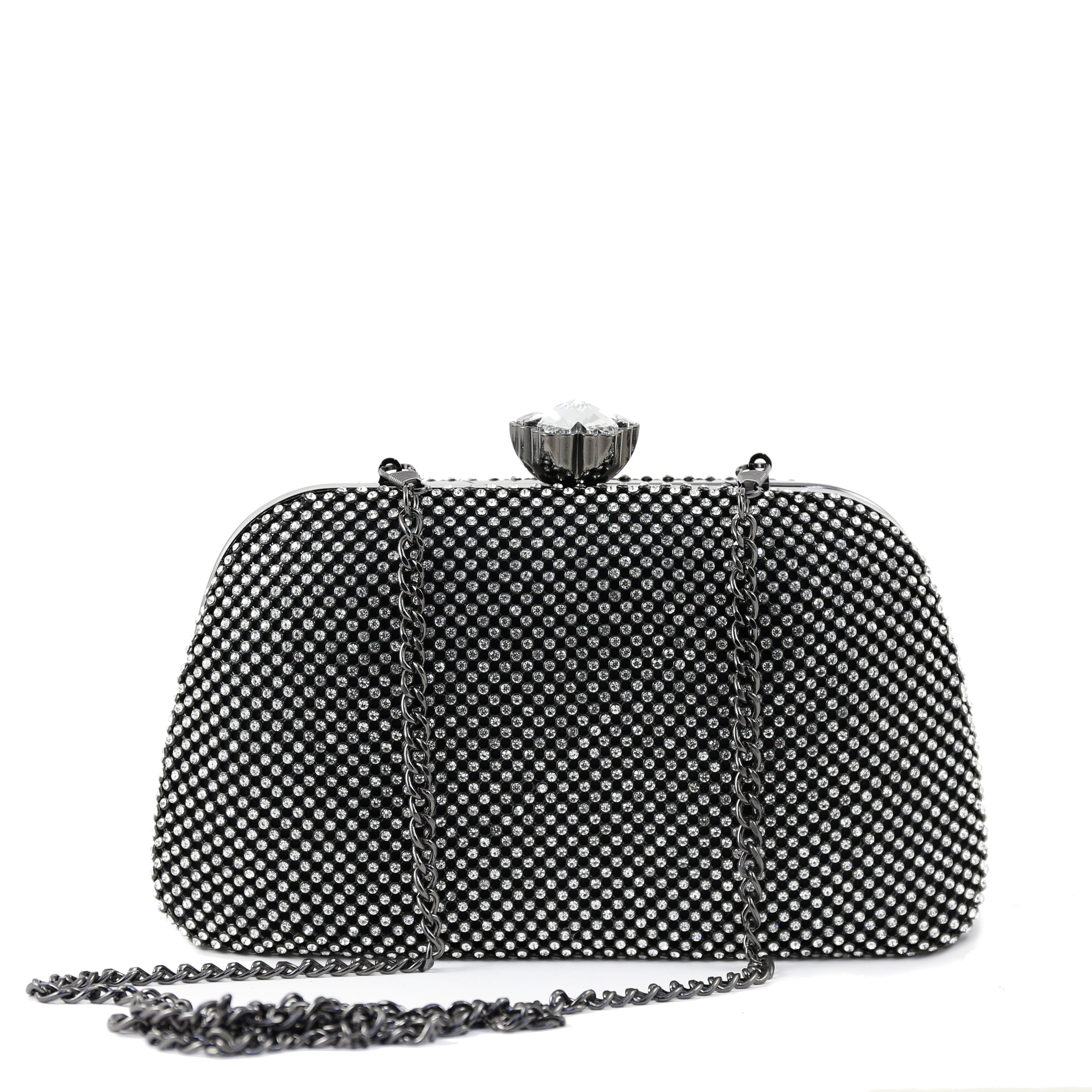 Woman Bags Clutch & Evening Bag Clutch with strass