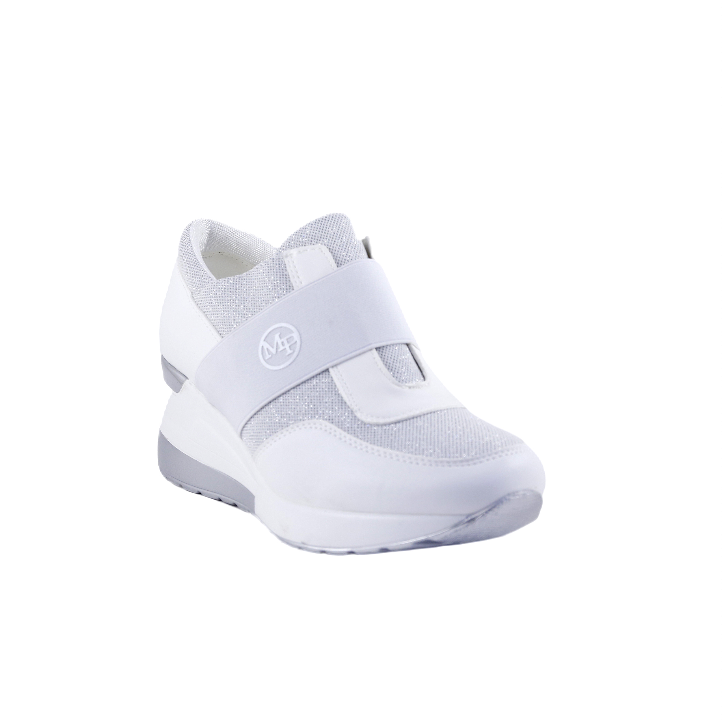 Γυναίκα Παπούτσια Casual-Sneakers Λευκά sneakers με λάστιχο