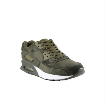 Man Shoes Casual-Sneakers Army green sneakers